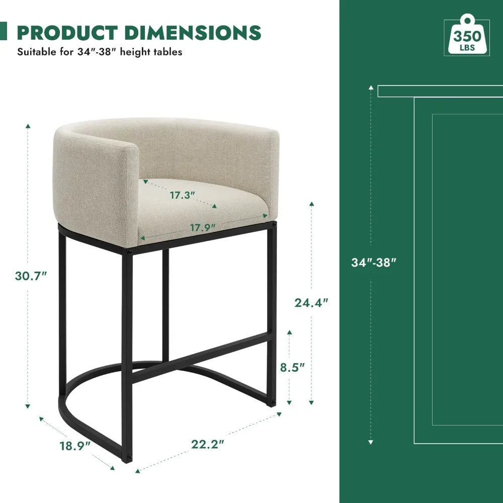 Counter Height Bar Stools Set of 3 | Cozy Complete Homes
