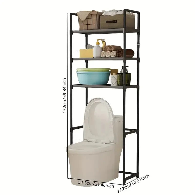 3-Tier Metal Bathroom Rack | Cozy Complete Homes