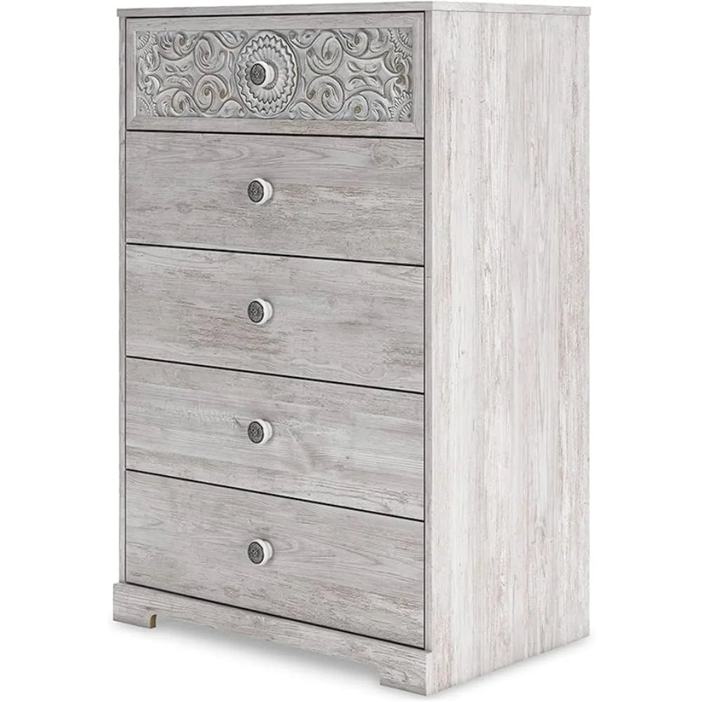 Paxberry Boho 5 Drawer Chest of Drawers | Cozy Complete Homes