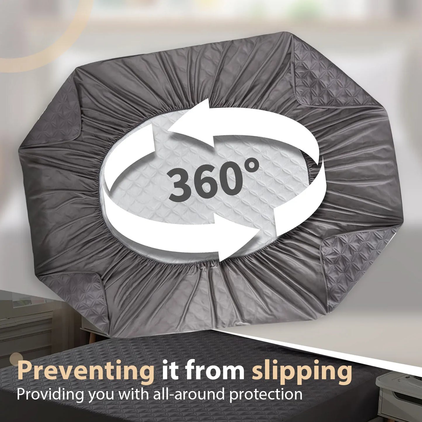 Waterproof Noiseless Mattress Protector - Deep Pocket | Cozy Complete Homes