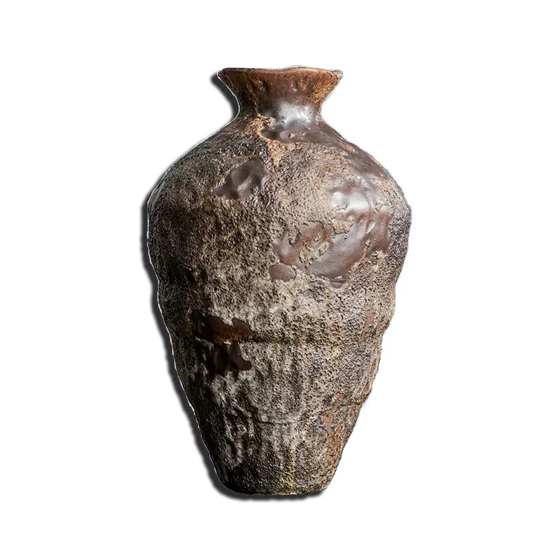 Heritage Stoneware Vintage Vase – Handcrafted Rustic Decor