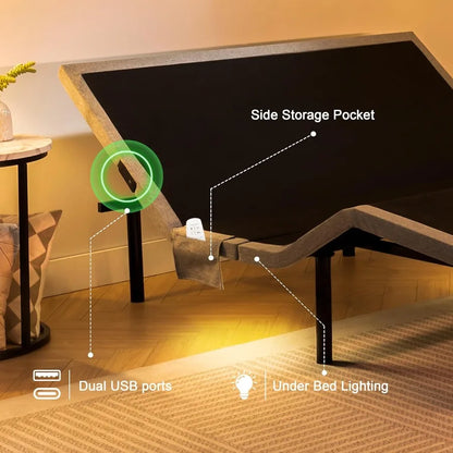 Queen Adjustable Bed Frame | Cozy Complete Homes