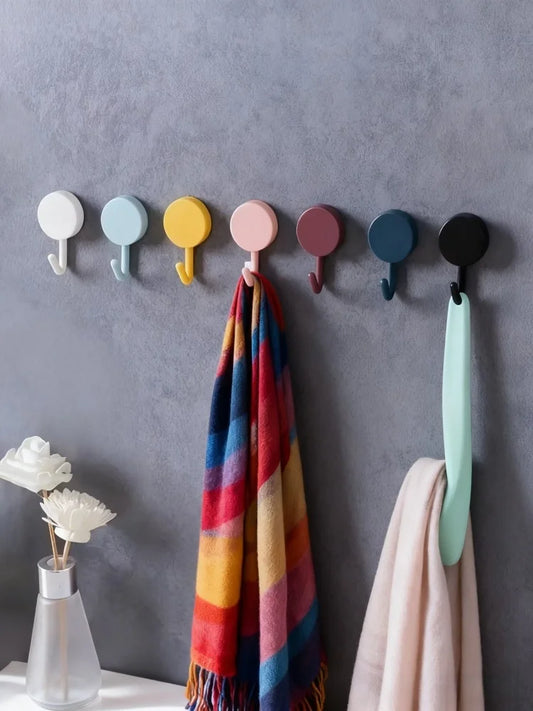 10Pcs Macaron Adhesive Hooks | Cozy Complete Homes