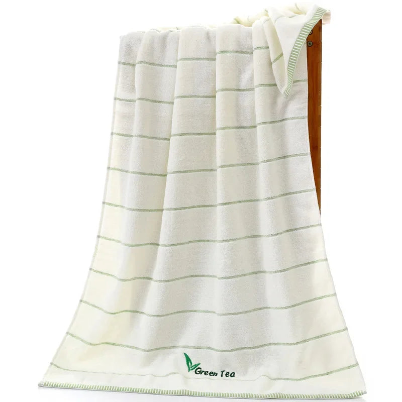 Pure Cotton Embroidered Bath Towel | Cozy Complete Homes