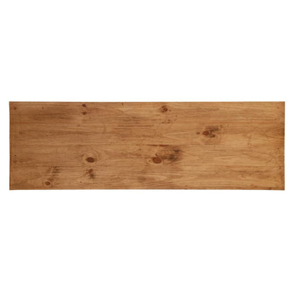 Rectangular wooden board on a white background