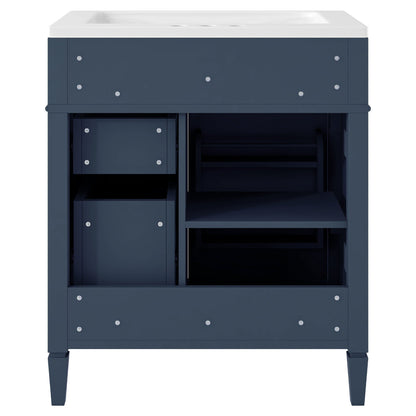 Modern Blue Bathroom Vanity