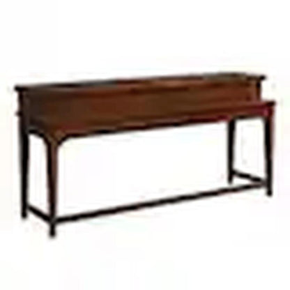 Aspen Skies Russet Brown 4 Piece Console Set (1-Console 3-Stools)
