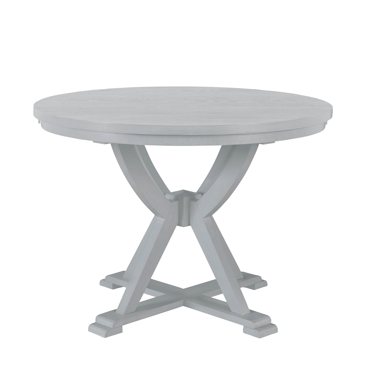 5-Piece Extendable Round Dining Table Set -