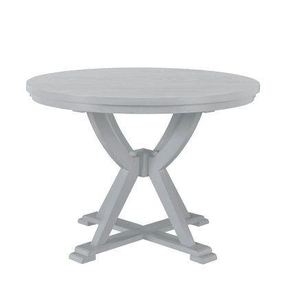 5-Piece Extendable Round Dining Table Set -