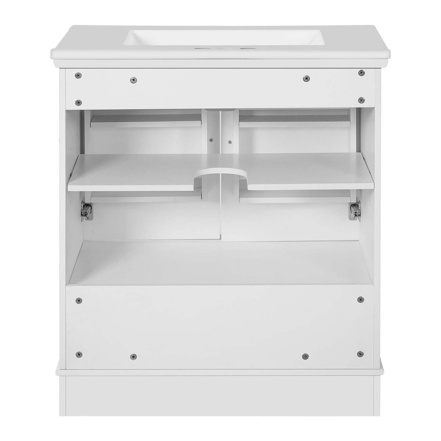 Bathroom Vanity with Ceramic Sink