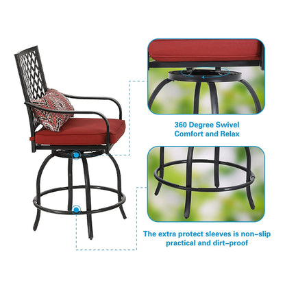Alora Premium 6-Piece Bar Patio Furniture Set