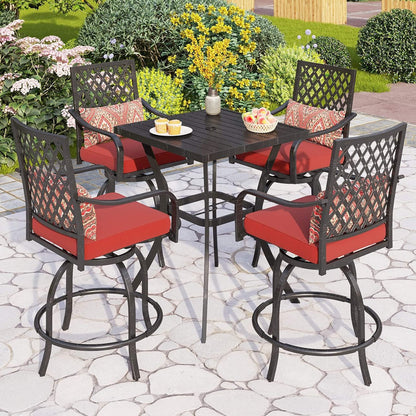 Alora Premium 6-Piece Bar Patio Furniture Set