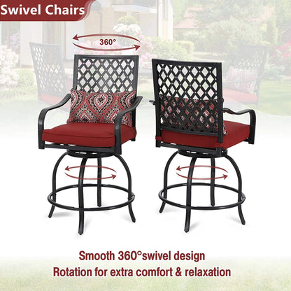 Alora Premium 6-Piece Bar Patio Furniture Set