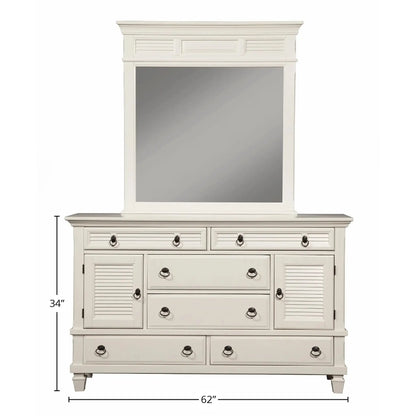 Winchester Dresser, White - CozyCompleteHome.com